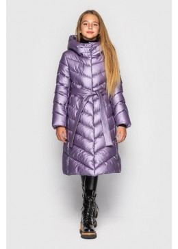 Cvetkov темно-сиреневое зимнее пальто для девочки Келли New